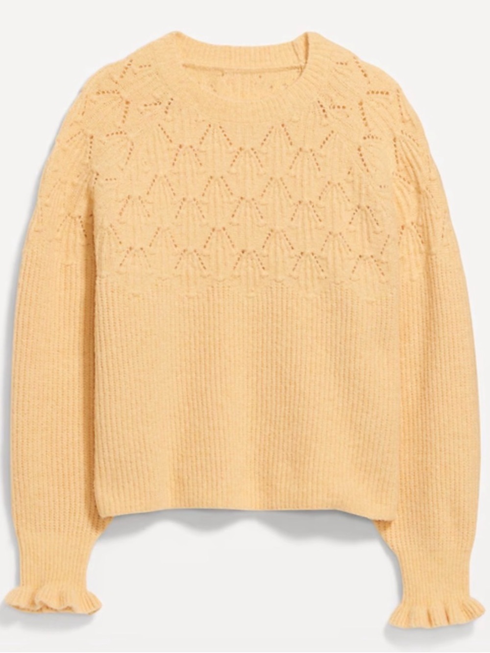 Old Navy Soft Yellow Women's Sweater